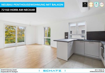 Neubau Penthousewohnung mit Balkon  � Naturpark Horb am Neckar