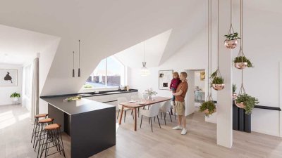 Hochwertige 4-Zimmer Wohnung mit Balkon - Erstbezug nach Kernsanierung - sofort verfügbar