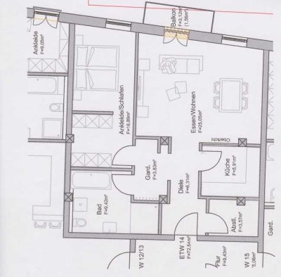 Schöne und neuwertige 2-Raum-Wohnung mit gehobener Innenausstattung mit Einbauküche in Viechtach