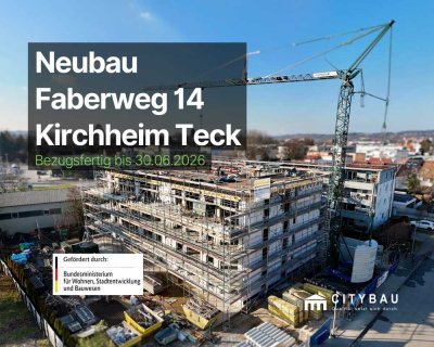 Kirchheim Whg 6: Stilvolle 3-Zimmer-Wohnung mit großer Terrasse und Garten