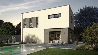 STIELVOLLES BAUHAUS AUF GROSSEM GRUNDSTÜCK