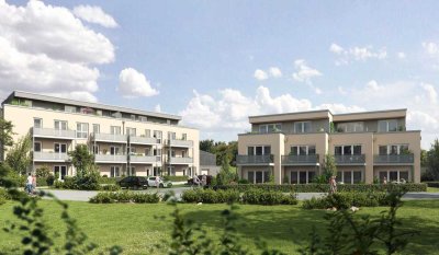 Helle Wohnung mit zwei Zimmern und Gartenanteil
