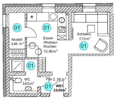 KfW-40-Apartments - ideal für Eigennutzer und Anleger