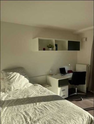 möblierte Stilvolle 1-Raum-Wohnung mit kleinem Balkon und Einbauküche in Pforzheim