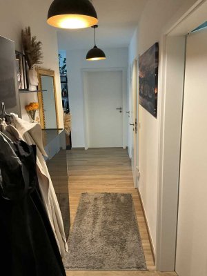 Neubau mit Einbauküche und Balkon: stilvolle 3-Zimmer-Wohnung in Wiesbaden