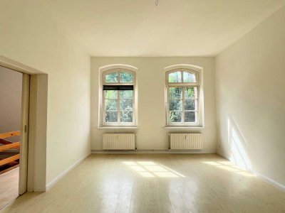 Maisonette-Wohnung mit Einbauküche + Wanne in JÜTERBOG | Erdgeschoss + Souterrain + großer Keller