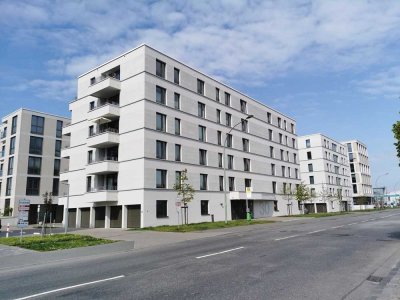 Penthouse 2 Zimmer- Wohnung mit EBK, FBH & Balkon am neuen Hafen!