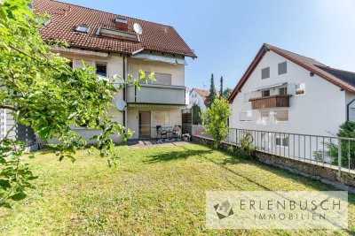 Wohnen mit Gartenidylle – Erdgeschosswohnung mit Terrasse und Apfelbaum *RESERVIERT*