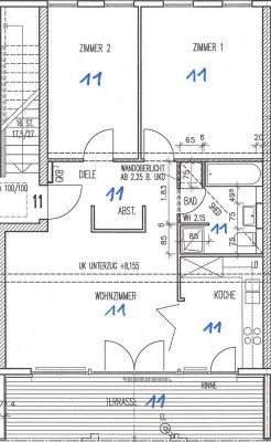 Lichtdurchflutete 3-Zimmer-Penthouse-Wohnung mit Riesenbalkon und Hobbykeller