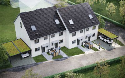 unser Adventsangebot pro. Neubau-Reihenhaus real geteilt, massiv und voll unterkellert