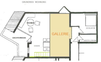 RUIT  �Tolle DG-Whg .  Grosser Wohn-Essbereich, moderne Küche,          Gallerie , Balkon , Aufzug