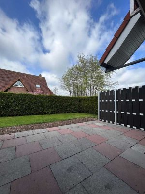 Sofort verfügbar! Erdgeschosswohnung mit Terrasse und Garten in Wittmund-Aseln