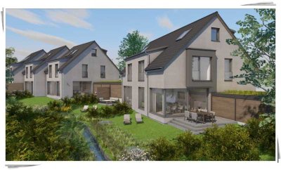 Oestrich-Winkel: Neubauprojekt mit 3 Reihenhäusern und 2 Doppelhaushälften in idyllischer Rheinnähe