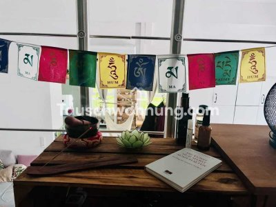 Tauschwohnung: Schöne neurenovierte  Loft Wohnung mit Garten