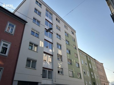 Unkomplizierte 1-Raum-Stadtwohnung mit neuer Küche in zentraler Lage mit Autoabstellplatz Nähe Grazer Hauptbahnhof!