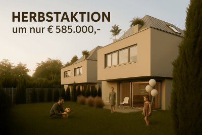 *HERBSTAKTION* Architektenhäuser auf Eigengrund - U-Bahn LEOPOLDAU Nähe