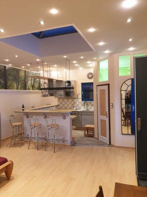 wohngesundes helles möbliertes Loft, Holzbau, keine direkten Nachbarn