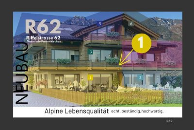 Autark. Elegant. Einzigartig. Gartenwohnung mit Bergblick