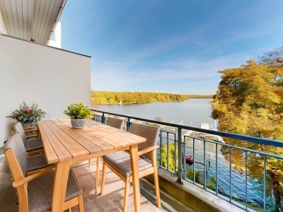 Exklusive Wohnung mit direktem Seeblick am Jungfernsee