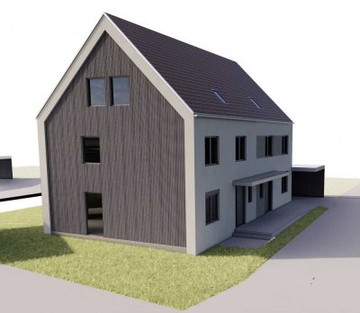 Neue Doppelhaushälfte, Erstbezug