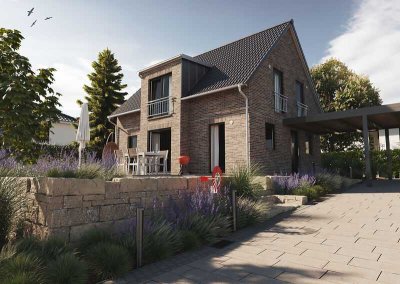 Geräumiges Haus mit bodentiefen Fenstern und flexibler Raumaufteilung! Provisionsfrei!