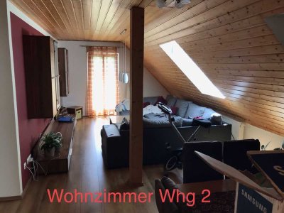 Schöne und gepflegte 3-Raum-DG-Wohnung in Buch am Wald