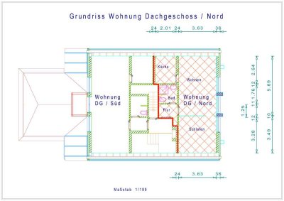 Zentrale 2-Zimmerwohnung in Rheda