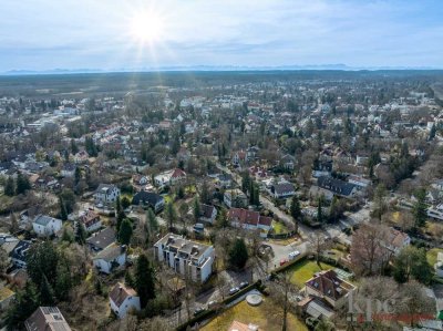 Die Zukunft im Blick! 4-Zi-Gartenwohnung in Bestlage Planegg! Ruhig! Vermietet! S6!