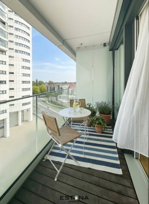 DANUBEVIEW - Wohnung mit Freifläche perfekt für Singles geeignet - Nähe U1 Reichsbrücke