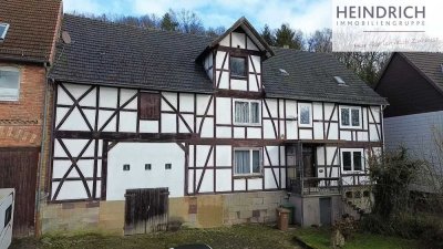 Grundstück mit historischem Fachwerkhaus -
Verhelfen Sie diesem Schatz zu neuem Glanz!