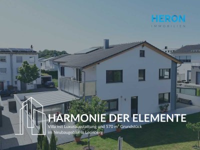 HARMONIE DER ELEMENTE - Villa mit Luxusausstattung und 570 m² Grundstück im Neubaugebiet in Leonberg