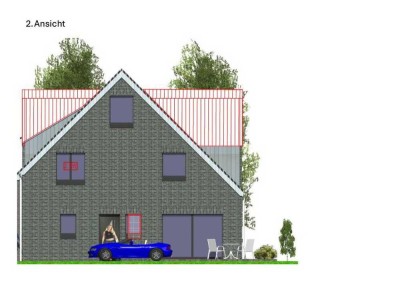 Doppelhaushälfte mit kl. Garten - Neubau - provisionsfrei - 141 m² - 6 Zimmer