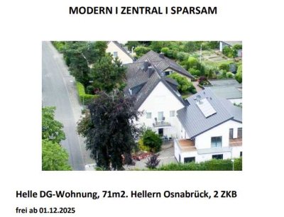 Helle 2,5-Zimmer Dachgeschosswohnung in Osnabrück-Hellern