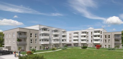 Neubau: gefördert 2-Raum Mietwohnung in Alkoven