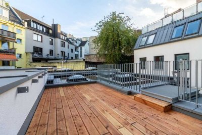 SÜDSTADT NEUBAU ZUM VERLIEBEN � MIT ZWEI GROßEN TERRASSEN IM RUHIGEN INNENHOF +PROVISIONSFREI+