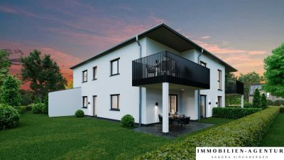Bereits in Bau! Top ausgestattete 3-Zimmer-ETW mit Balkon in ruhiger Lage in Fronberg - KfW40 QNG!