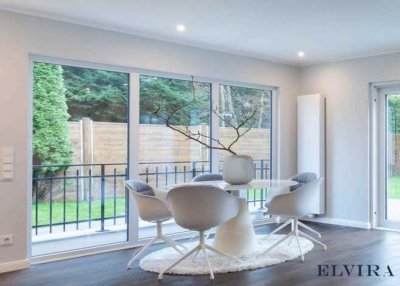 ELVIRA - Grünwald,
luxuriöses Eckhaus
mit großer Sonnenterrasse 
und Südgarten