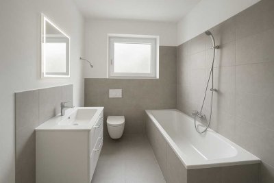 Frisch sanierte 4ZKB mit Balkon direkt am Friedhof