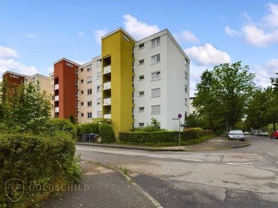 Ruhig & komfortabel: 2,5-Zi.-EG-Wohnung mit Terrasse, Garage & Aufzug – vermietet für 890 € Kaltmiet