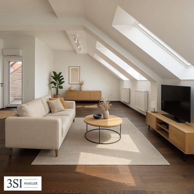 Stilvoll wohnen im Dachgeschoss – 3 Zimmer &amp; Sonnenterrasse