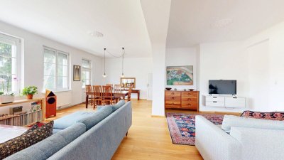 Großzügige Gartenwohnung | 4 Zimmer mit 198 m² | 2 Bäder | Zentralheizung | 400 m² Garten