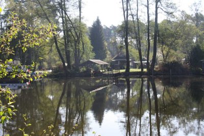 Großes Grundstück am Wasser mit 3-Zimmer-Einfamilienhaus in Heidesee, Brandenburg, nahe Berlin
