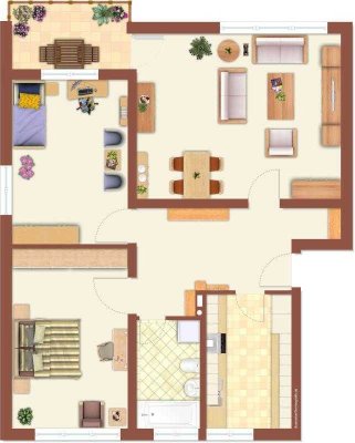 Miet mich - großzügige 3-Zimmer-Wohnung