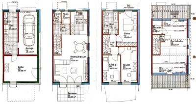 Modernes Reihenmittelhaus in Walzbachtal mit 4 Zimmern, bezugsfrei ab 1.11.2025