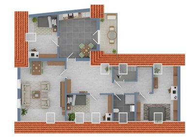 4 Raum Wohnung für netto 557 €