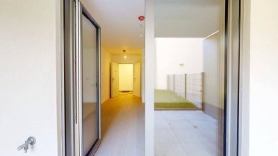 Moderne 1-Zimmer-Gartenwohnung in grüner Oase nahe der Donau!
ERSTBEZUG!