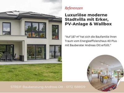 Stilvoll & modern - Ihre Stadtvilla im Grünen!