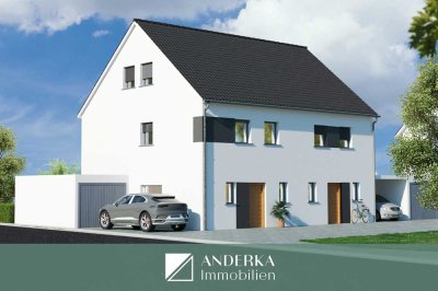 Das perfekte Zuhause - Neubau-Doppelhaushälfte mit KFW-55-Standard in Haunsheim!