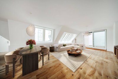 EXKLUSIVES WOHNEN IM HERZEN VON WIEN - ERSTBEZUG DG-WOHNUNG MIT 2 TERRASSEN