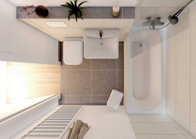 Erstbezug nach Sanierung! 3-Zimmer-Wohnung mit Balkon!